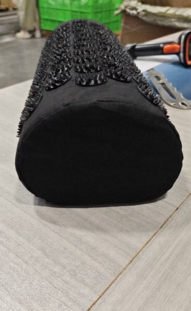 La almohada cervical vista de canto